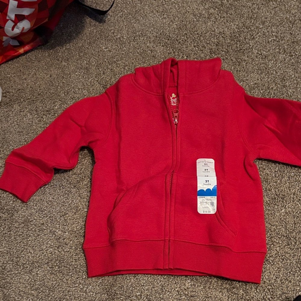 Jumping Beans Vibrant Red Hoodie